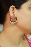 Kundan earring (1-3989)(K)(preorder)