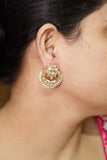 Kundan studs earring (1-3988)(K)