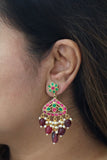 Kundan earring  (1-2638)(B)