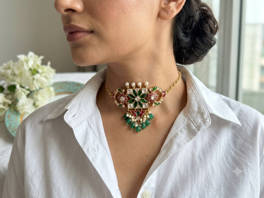 Kundan Choker  (4-9285)(R)