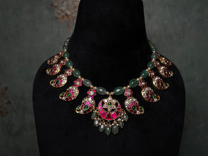 Mango kundan Necklace(4-8199)(K)(PREORDER)