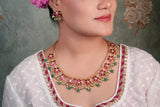 Kundan Necklace set (4-8256)(U)(OFFER PIECE) - JEWELSTYLE