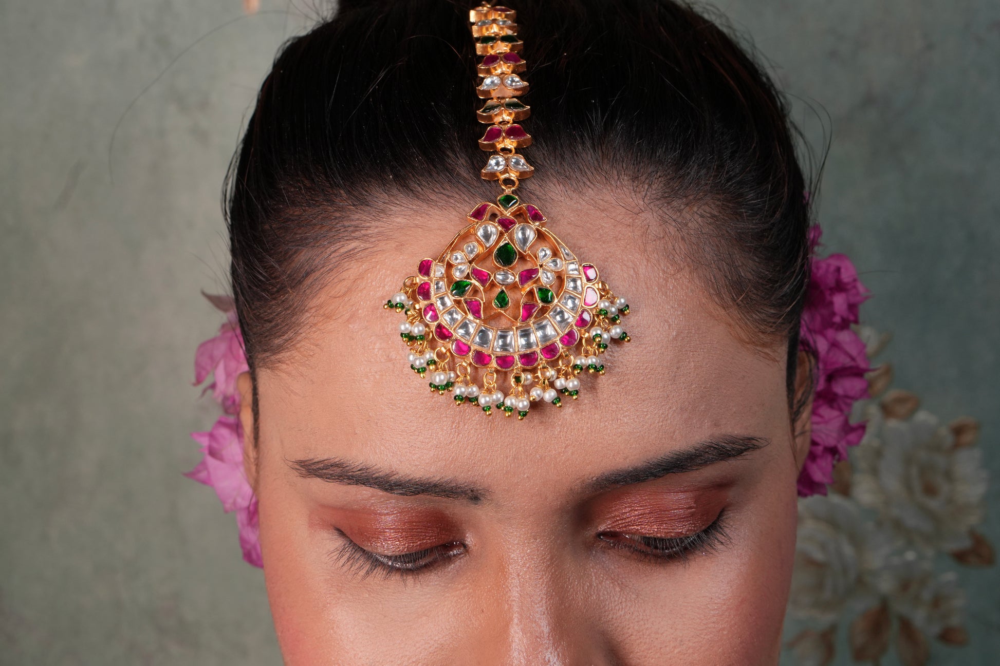 Kundan Maangtikka (5-1689)(R) - JEWELSTYLE