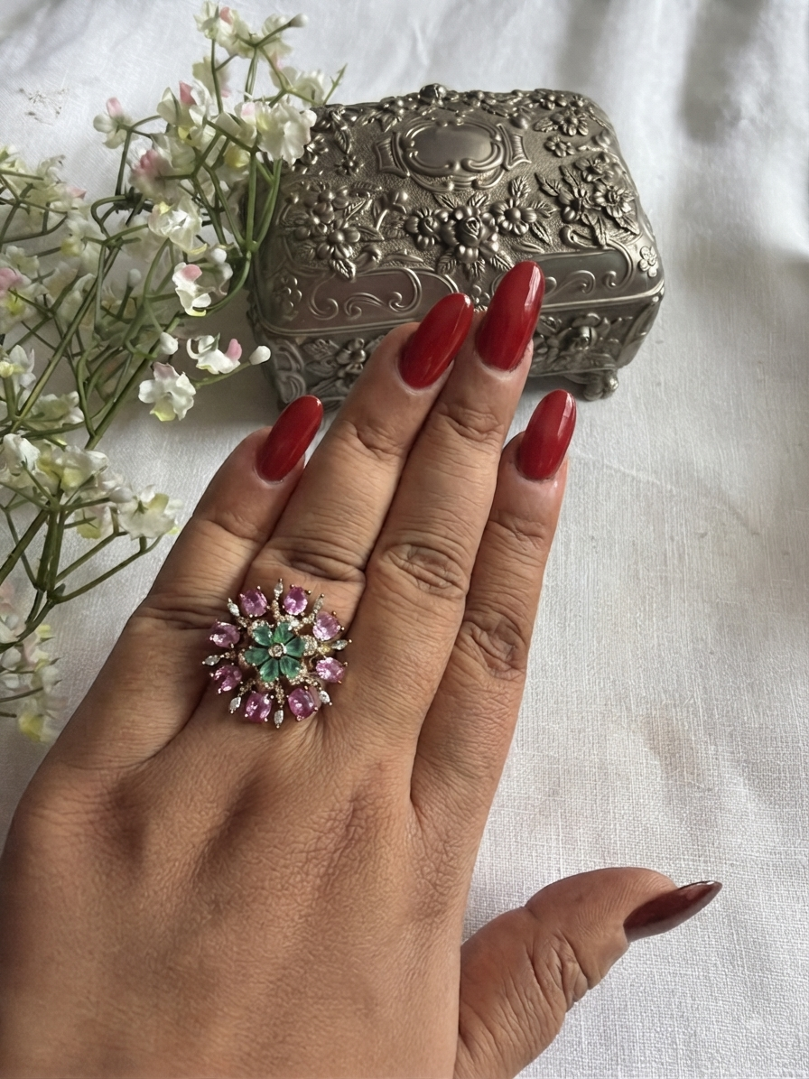 Ad stone Ring (6-378)(B)