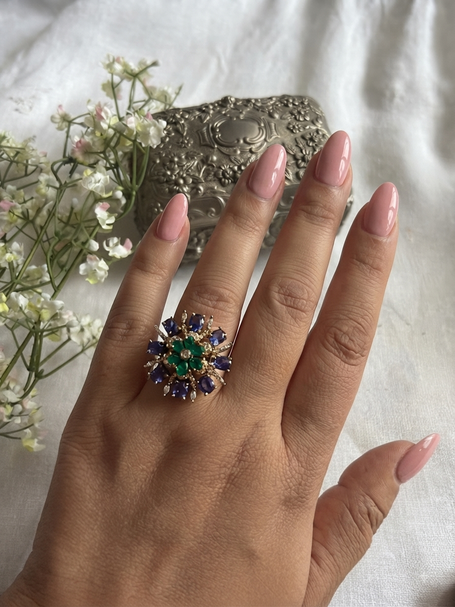 Ad stone Ring (6-377)(B)