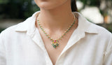 Beads Kundan Necklace (4-7761) - JEWELSTYLE