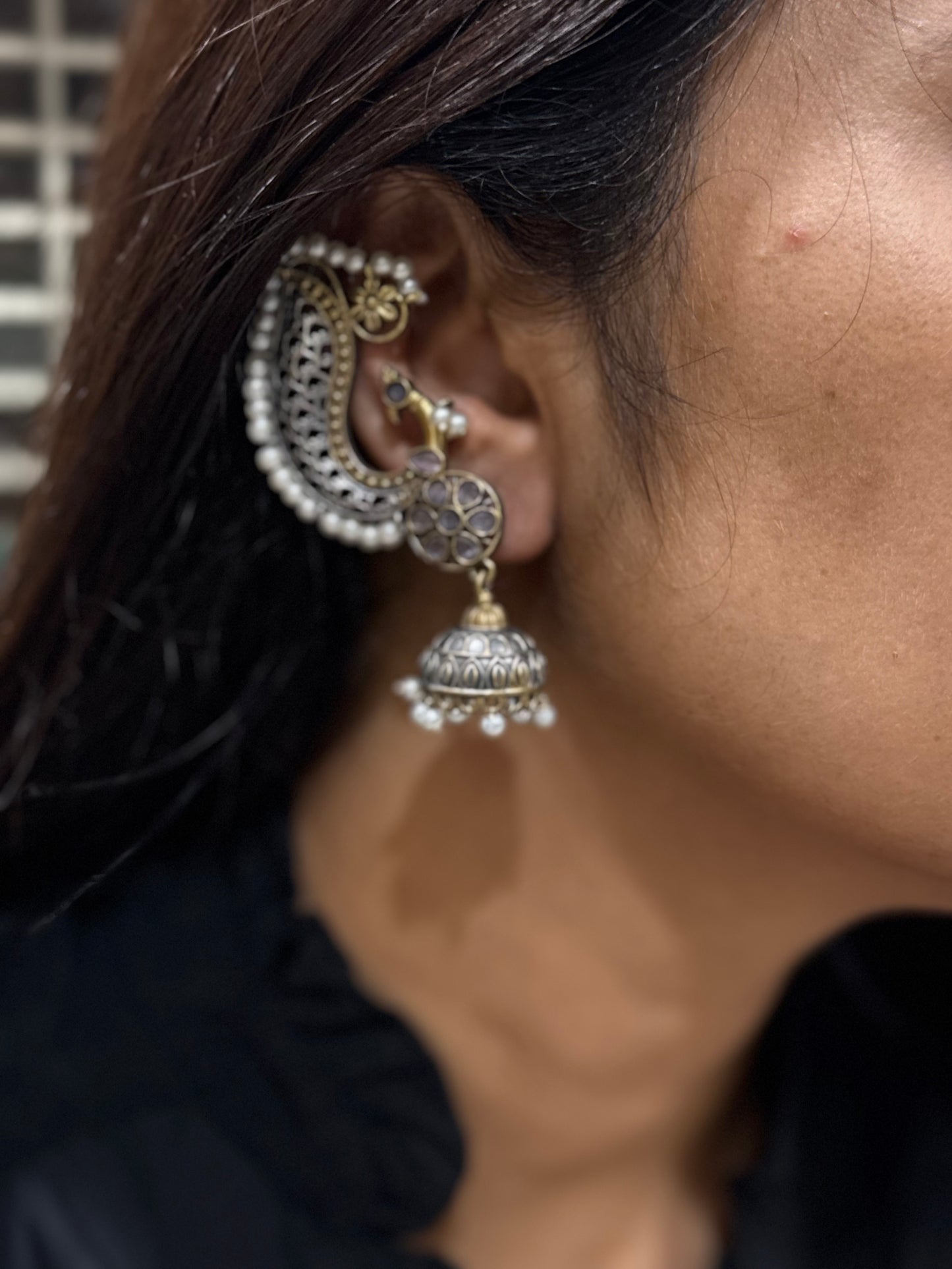 Oxidised Earcuff (1-4874)