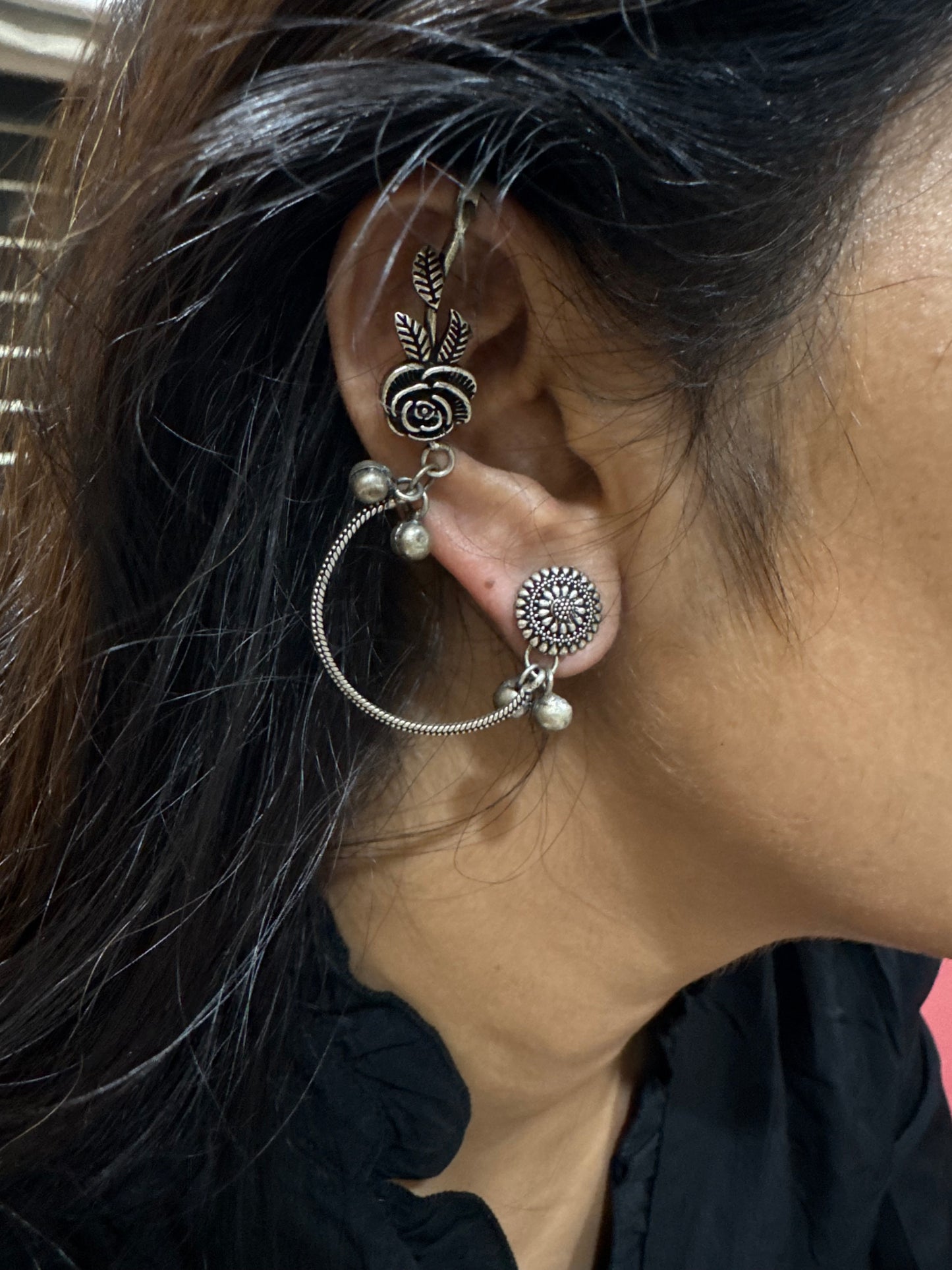 Oxidised Earcuff (1-4876)