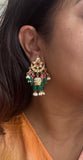 Pink Kundan Jhumki (1-4636)(R)