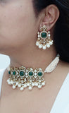 Kundan polki choker set (4-5629)(B)