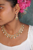 Polki Necklace set (4-7958)(B)