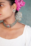 POLKI choker set (4-7983)(B)