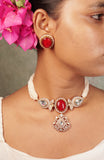 Polki Choker set (4-8036)(B)