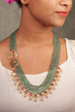 Kundan beads Necklace (4-8027)(K)(Preorder)