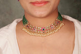 Kundan Necklace (4-8032)(K)(preorder)