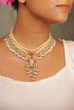 Fish pendant necklace (4-7583)(K)