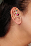 Kundan ear clip (1-4320)(K)