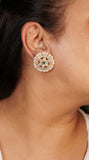Kundan studs (1-4306)(K)