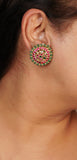 Kundan studs (1-4317)(K)