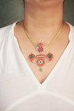 Kundan Necklace (4-8130)(K)