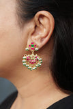 Kundan Chandbali Earring (1-4323)(R)(PREORDER)