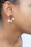 Kundan small Earring (1-3351)(R)