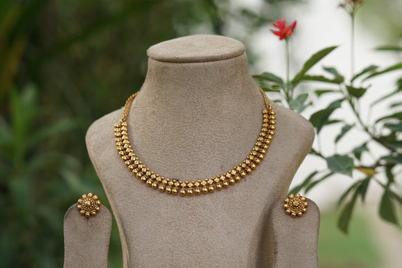 Antique Necklace set (4-8154)(AK)