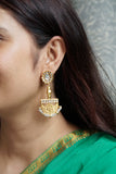 Kundan Earring (1-4401)(R)(CLEARANCE SALE PIECE)