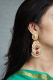 Kundan Earring (1-4376)(R)