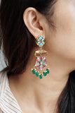 Kundan Earrings (1-4372)(R)(offer piece)