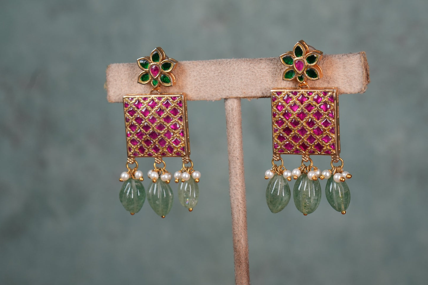 Kundan Earrings (1-5056)(B)