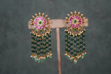 Kundan Earrings (1-5057)(AK) - JEWELSTYLE