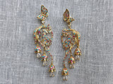 Multistone Ad Earrings (1-5526)(Ex)(from turkey)