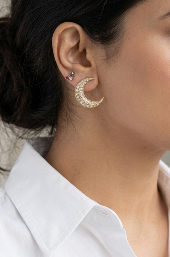 Chand kundan Studs (1-5184)(A)