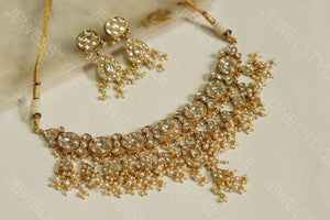 Kundan Choker set(Preorder) (4-1139)(R)