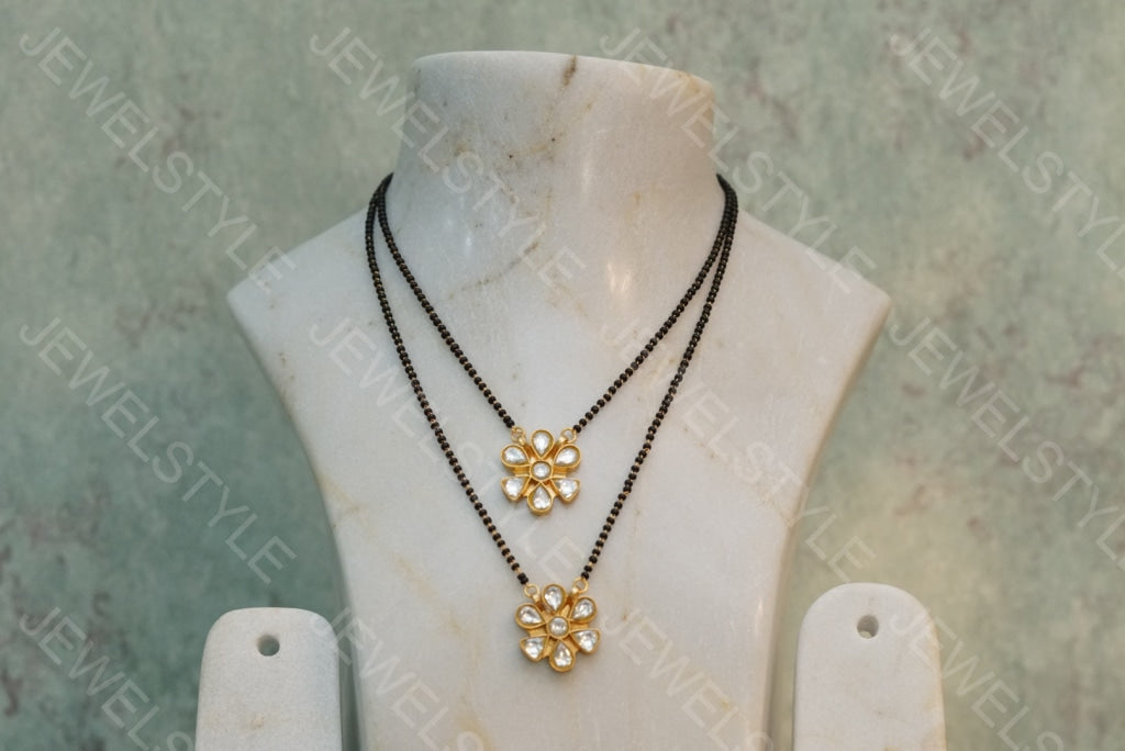 Kundan Pendant  (4-4416)(R) - JEWELSTYLE