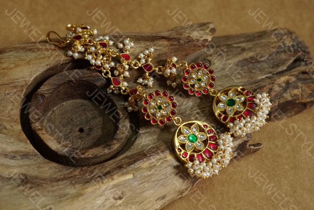 Kundan earrings(Preorder) 1-601 - JEWELSTYLE