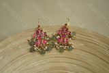 Kundan Fish Earrings (1-1648)(PREORDER)