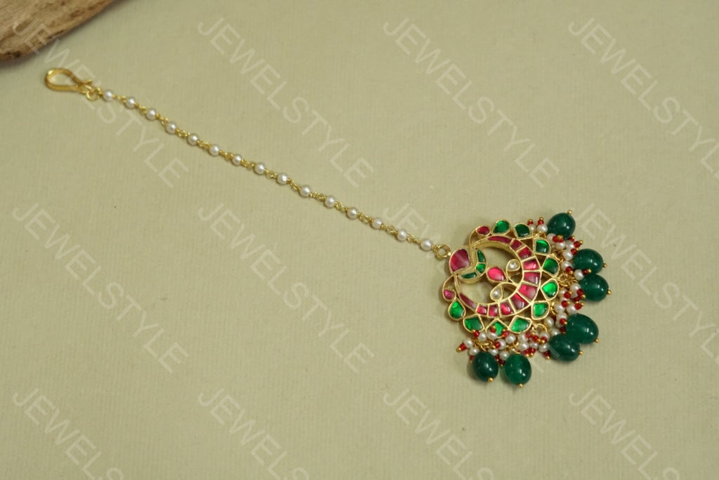 Kundan Maangtika( Preorder) 5-57 - JEWELSTYLE