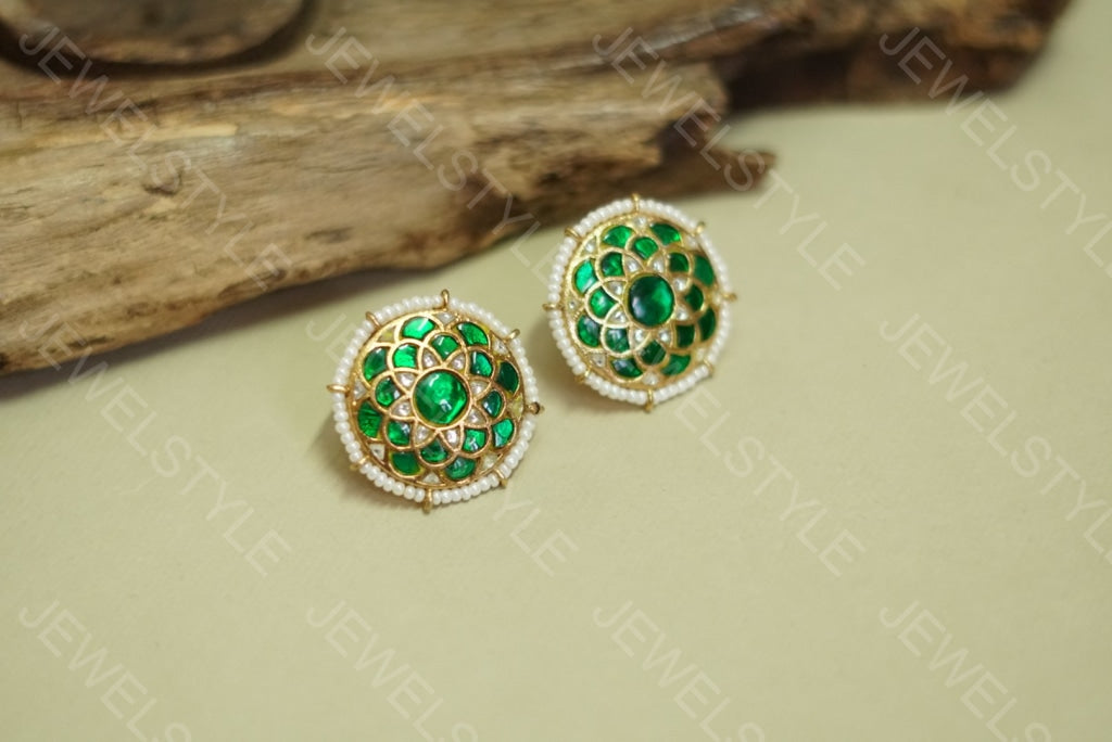 Kundan studs ( Preorder ) 1-915 - JEWELSTYLE