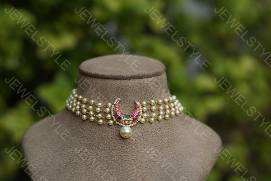 Kundan Choker (4-2107)(PREORDER) - JEWELSTYLE