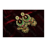 Kundan earrings(1-1110)(PREORDER)