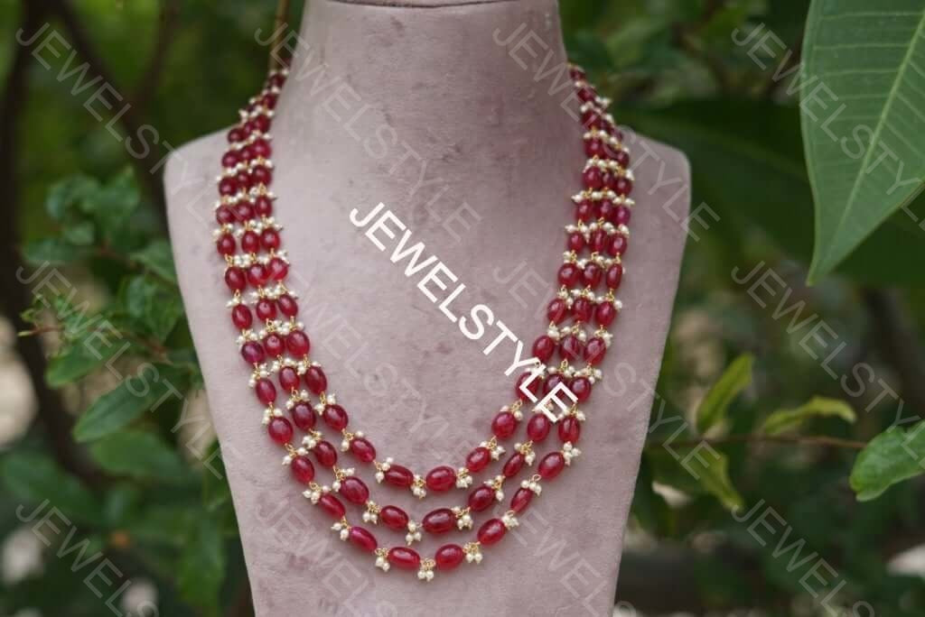 3 layer Necklace (4-1353) - JEWELSTYLE