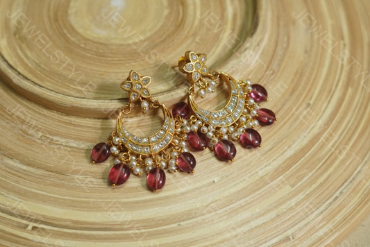 Kundan Earring (1-1692)(PREORDER)