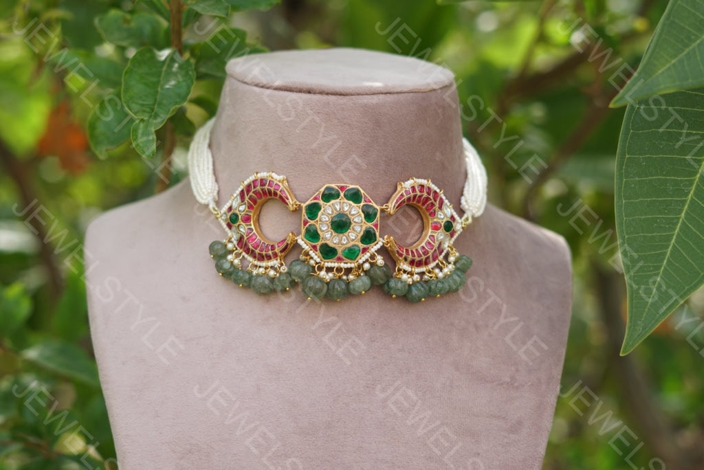 Kundan Choker(Preorder) 4-1352 - JEWELSTYLE