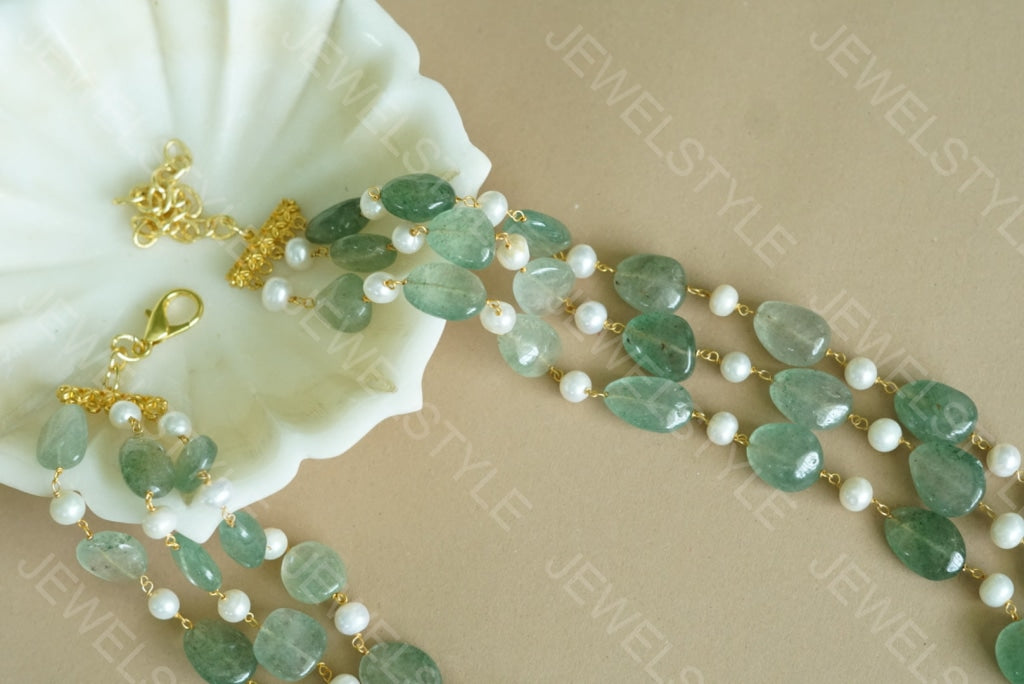 Beads Necklace (4-3756)(N) - JEWELSTYLE