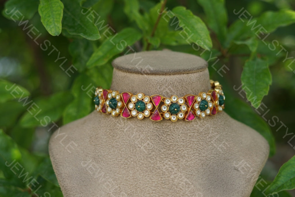 Kundan Choker (4-3480) - JEWELSTYLE