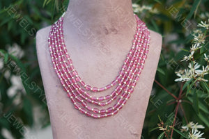 Rodolite Beads necklace(4-2946)(N)