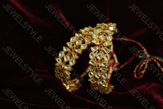 Kundan Handcuff(Preorder) 3-54 - JEWELSTYLE