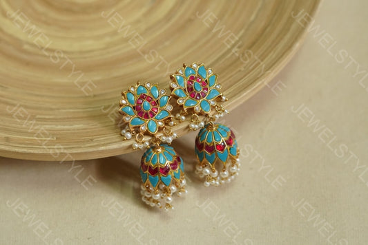 Kundan Jhumki (1-1640)(PREORDER)